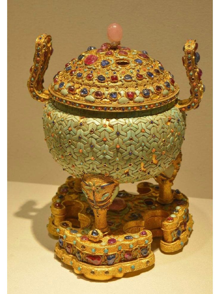 故宫中的稀世珍宝——金嵌宝石.@时慢慢读历史的动态