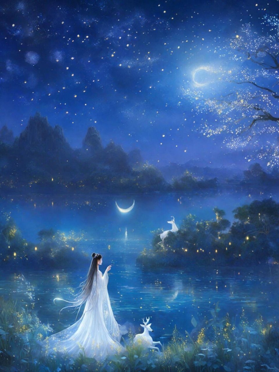 春日樱花下的古风美女  当踏入这片深邃的森林,四周被郁郁葱葱的树木