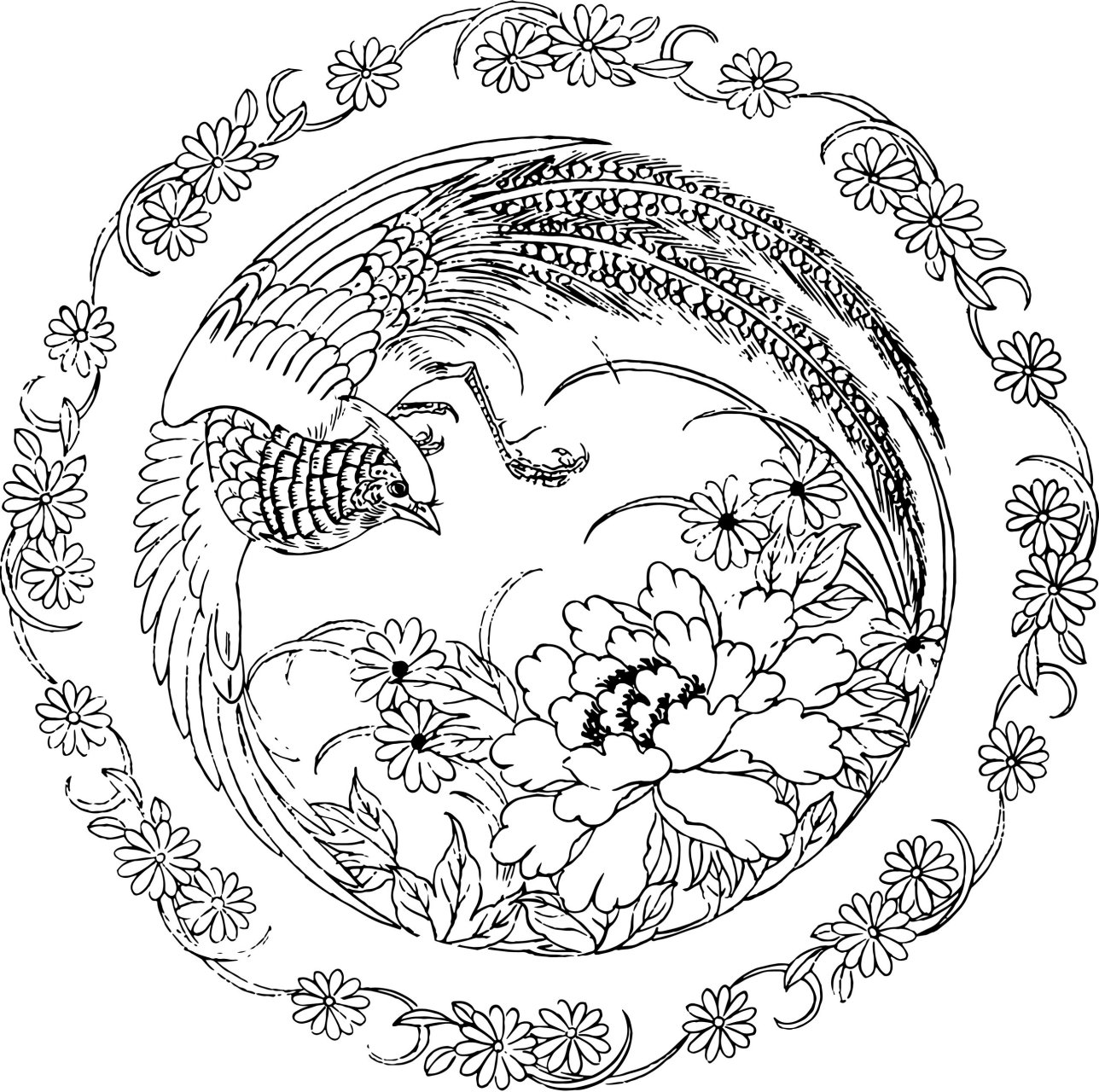松鹤,是苏绣中常用的吉祥组合