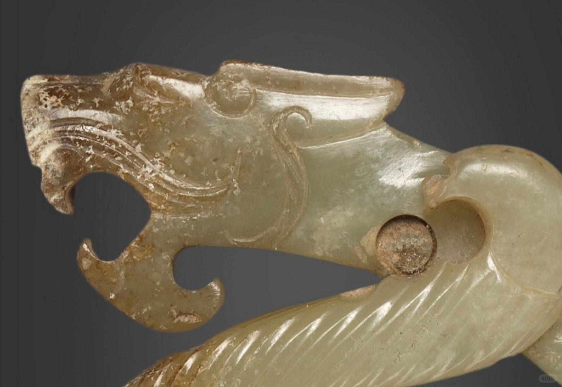 古玉上的绳纹——绞丝纹玉龙!