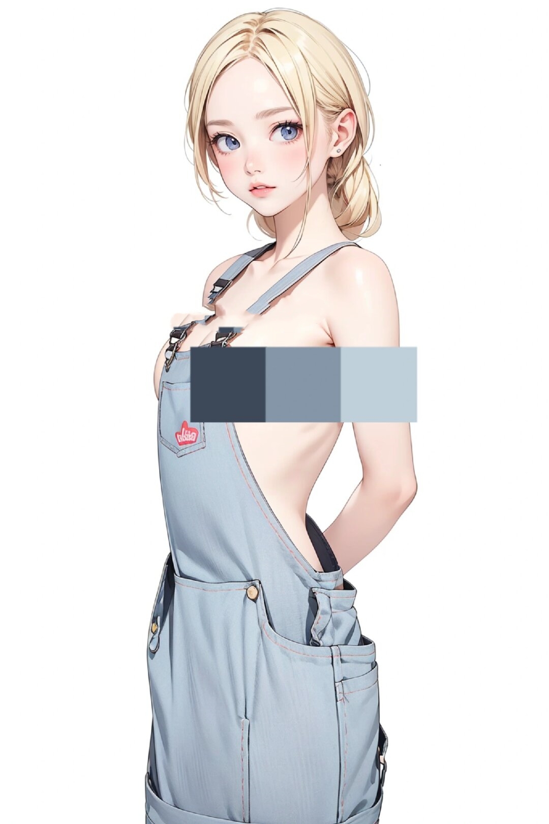 背带裤女孩闪亮登场!