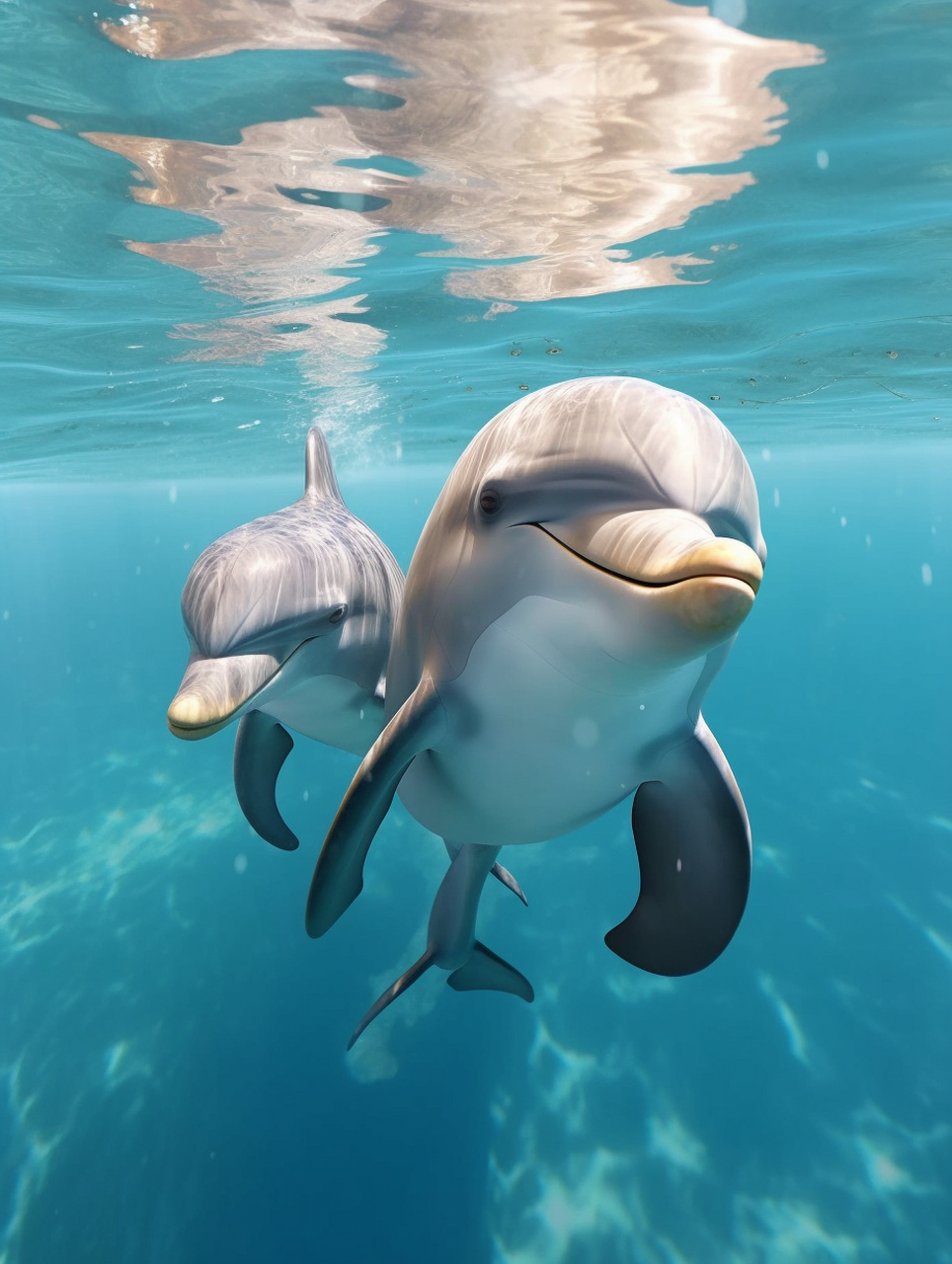 "9099  你知道吗?海豚可是非常聪明的动物呢!