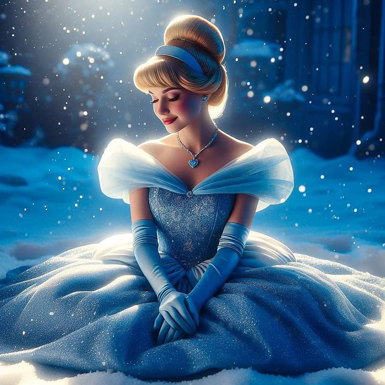 当人工ai遇上迪士尼公主,让你对童话里的公主又多了一份唯美的幻想