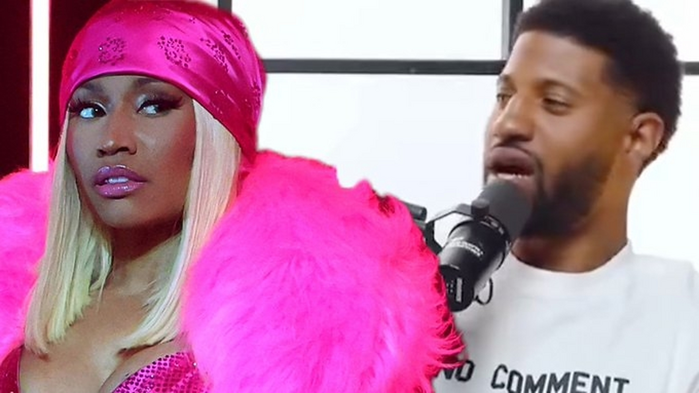 nba的流言蜚语# 麻辣鸡邀请快船球星乔治客串mv演她的情人?