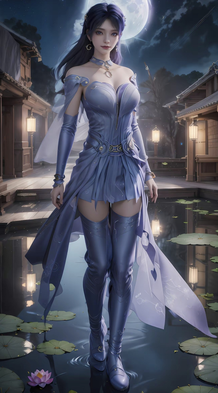 国漫美女  姬紫月 姬紫月,别名小月亮,是辰东所著仙侠小说《遮天》中