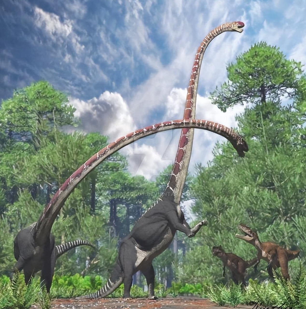 恐龙迷们,揭秘侏罗纪晚期的巨无霸——马门溪龙!