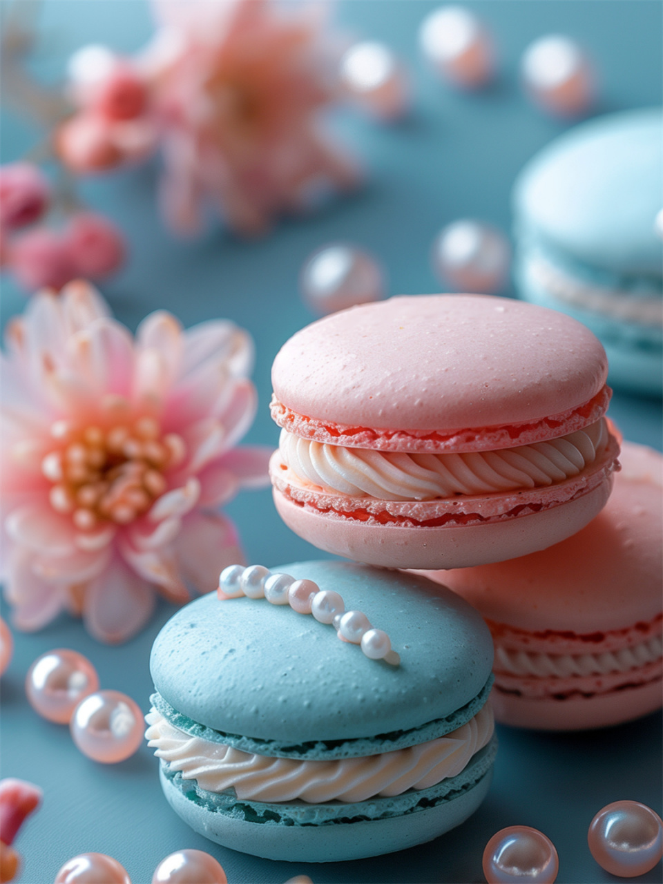 马卡龙特写拍摄  今天我要带你们一起探索马卡龙这个甜蜜陷阱的诱人之