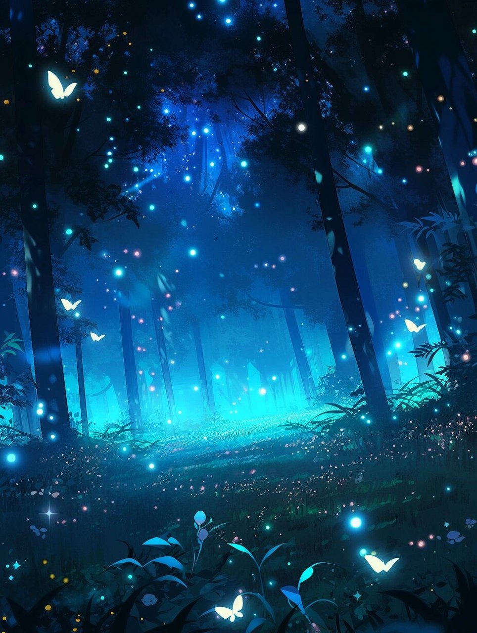 魔法森林素材  这些壁纸让我仿佛置身于一个神秘而唯美的世界,充满了