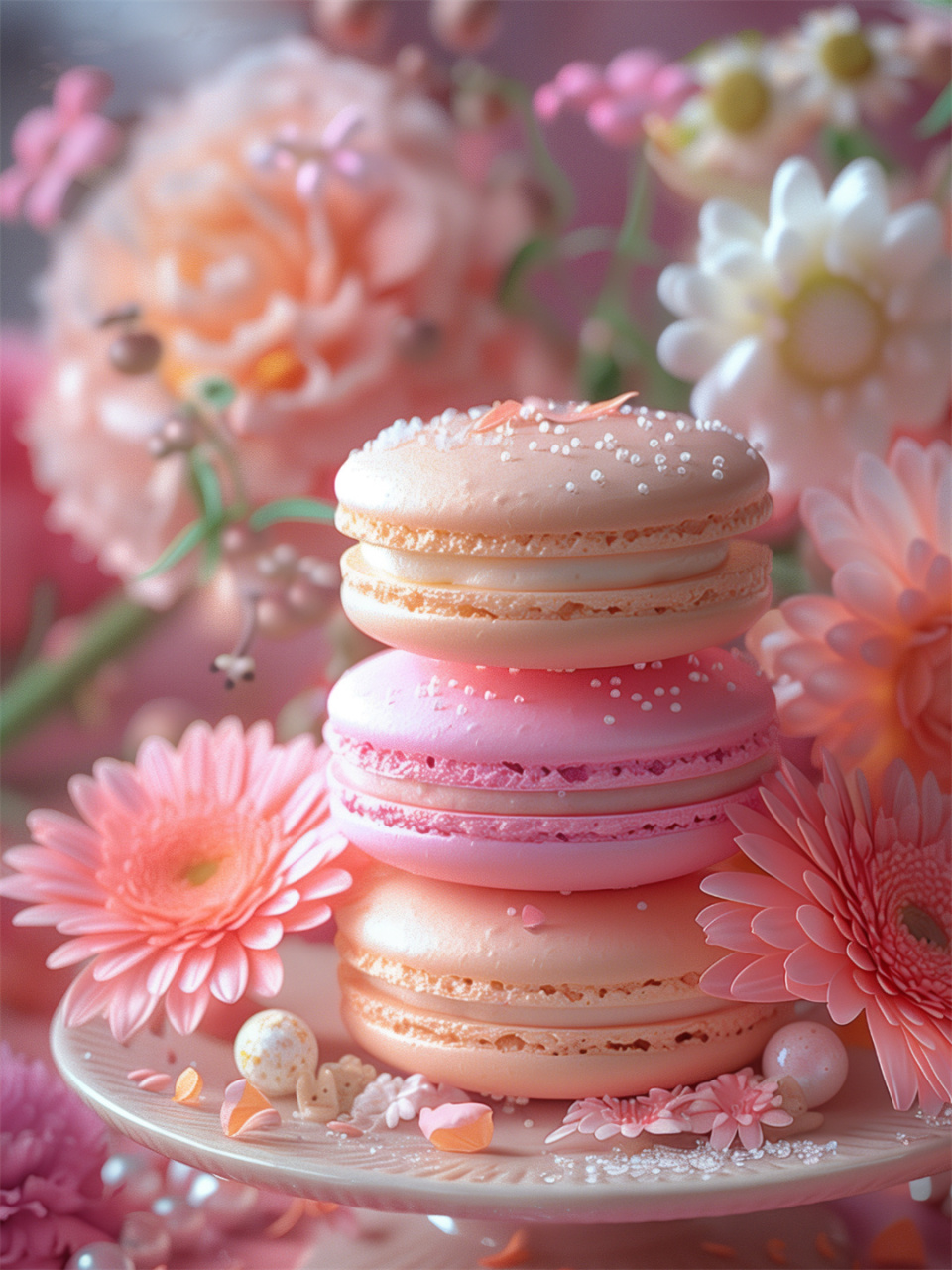 马卡龙特写拍摄  今天我要带你们一起探索马卡龙这个甜蜜陷阱的诱人之