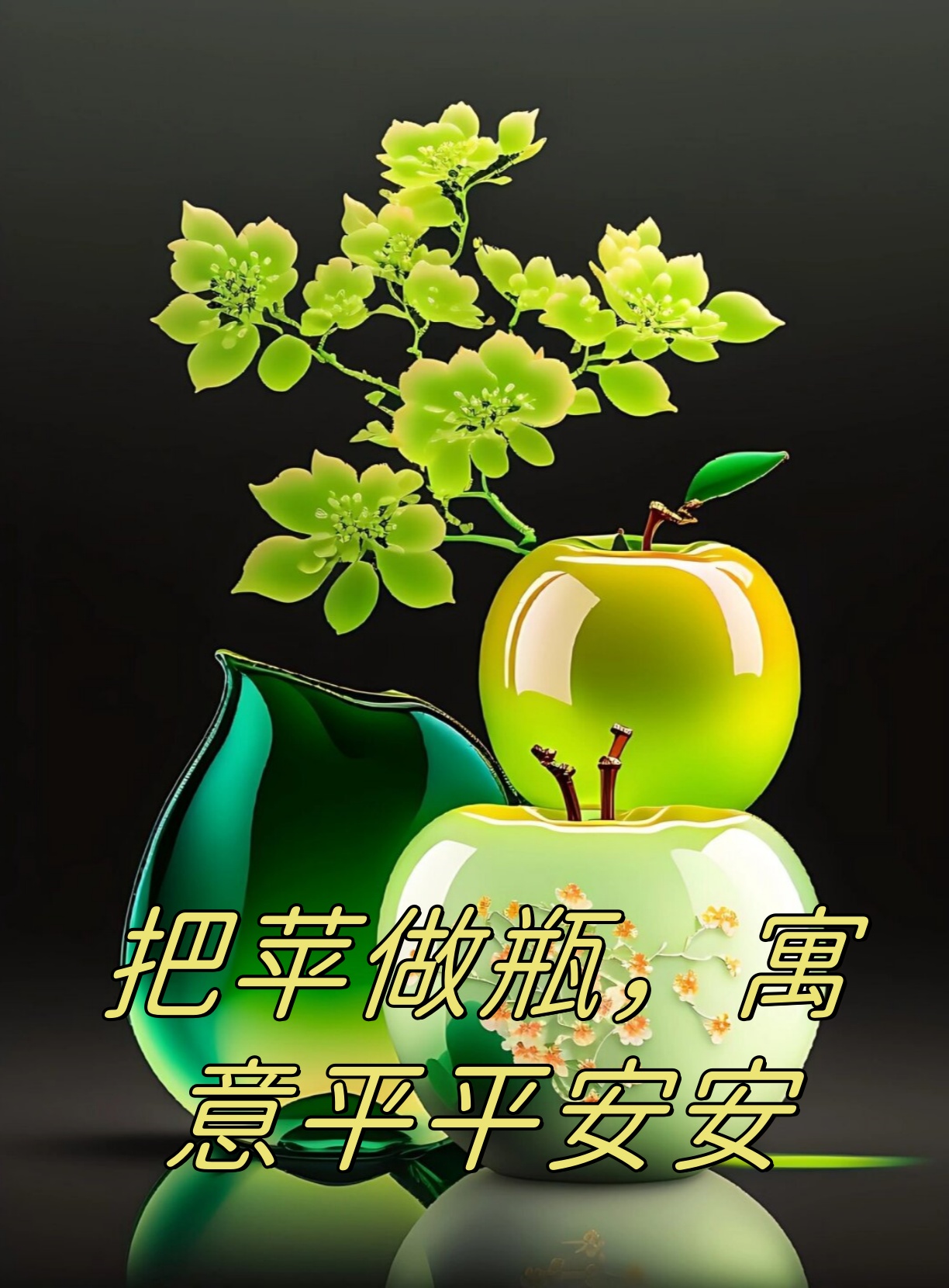 还能摇身一变成为家居平平安安图片壁纸平安平平安安苹果图片平字创意