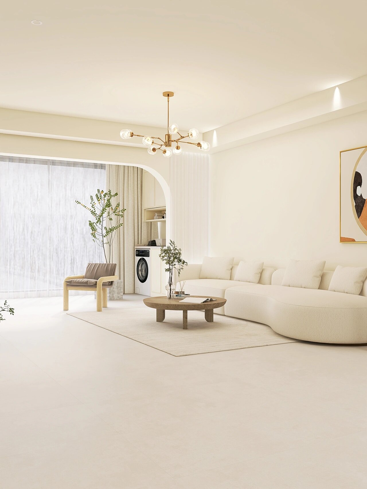 我的客厅在这种简约温馨的装修风格下,变得焕然一新.