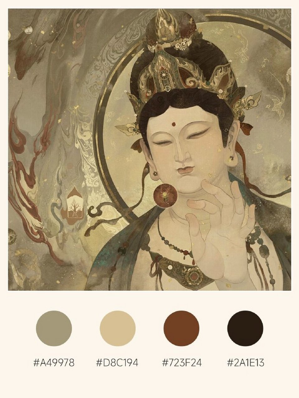 敦煌壁画里的色彩美学,老祖宗的审美,绝了!