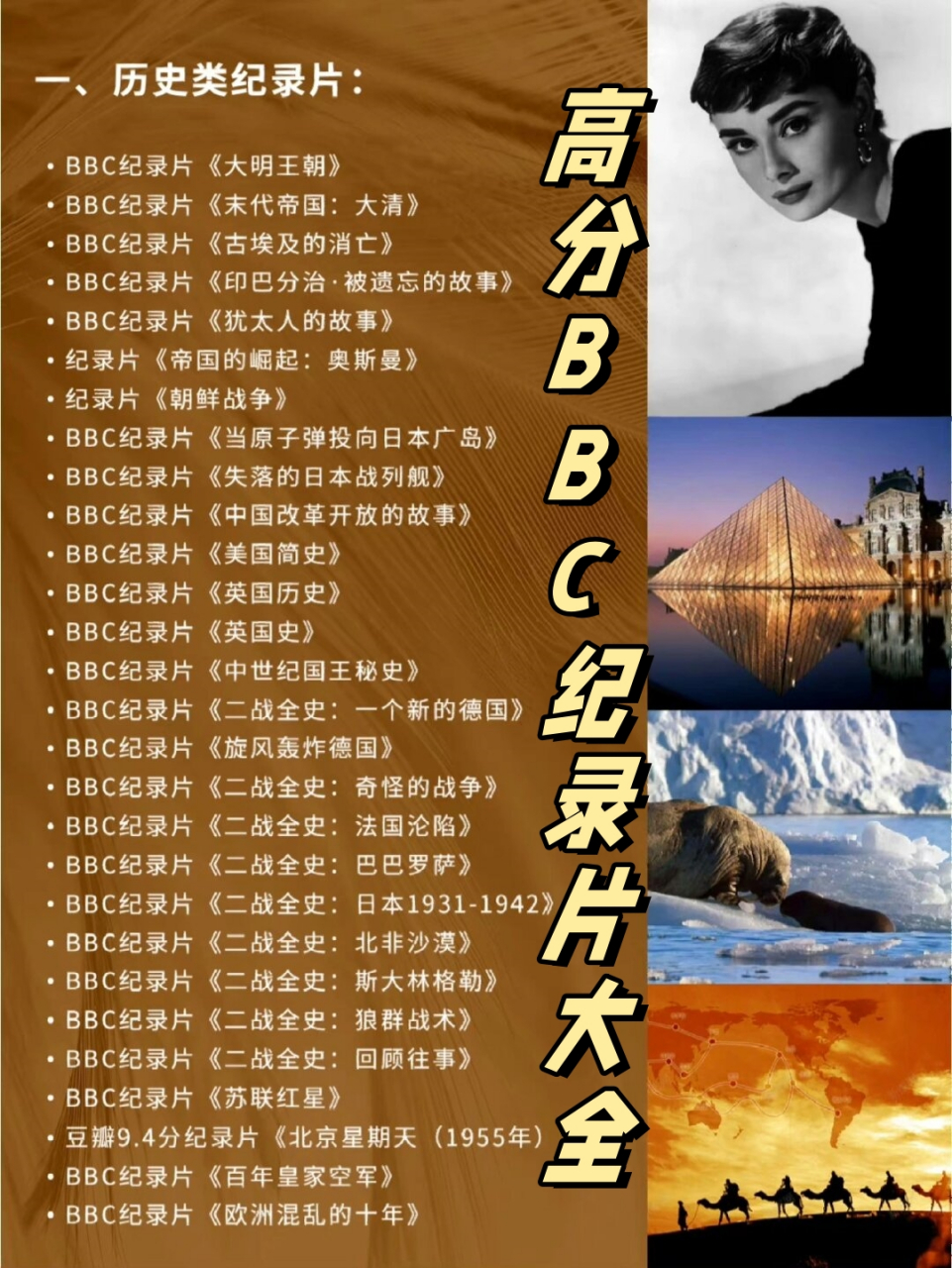 英国bbc纪录片大全图片