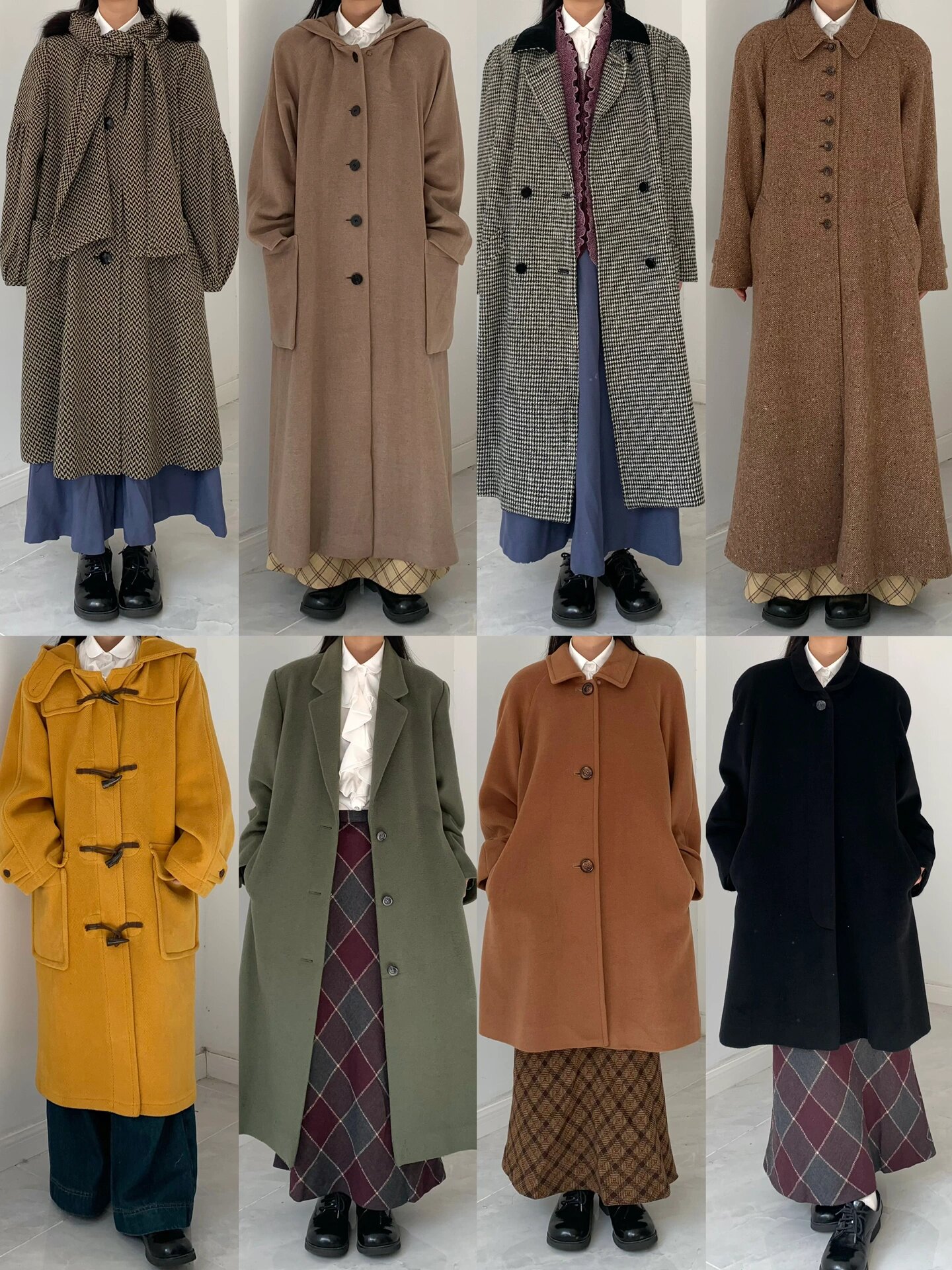 在这个合集中,你会发现各种风格和时期的大衣