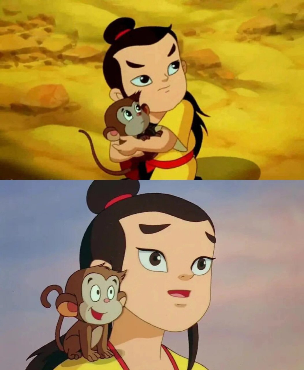 《宝莲灯》  宝莲灯真的是一部超经典的动画电影!你们一定看过这版!