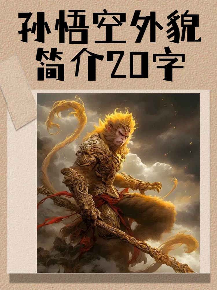 孙悟空外貌简介20字 78大家好.@文学绘心灵的动态