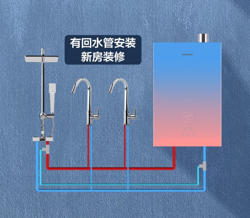 长虹热水器排污口图解图片