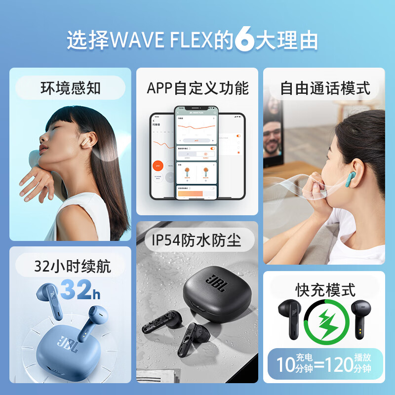 jbl wave flex无线耳机怎么样?图文评测,一目了然!