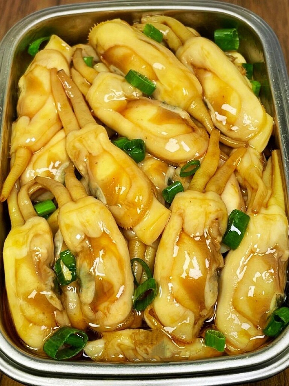 家人们快去试试这个配方的葱香蛏子,真的好好吃