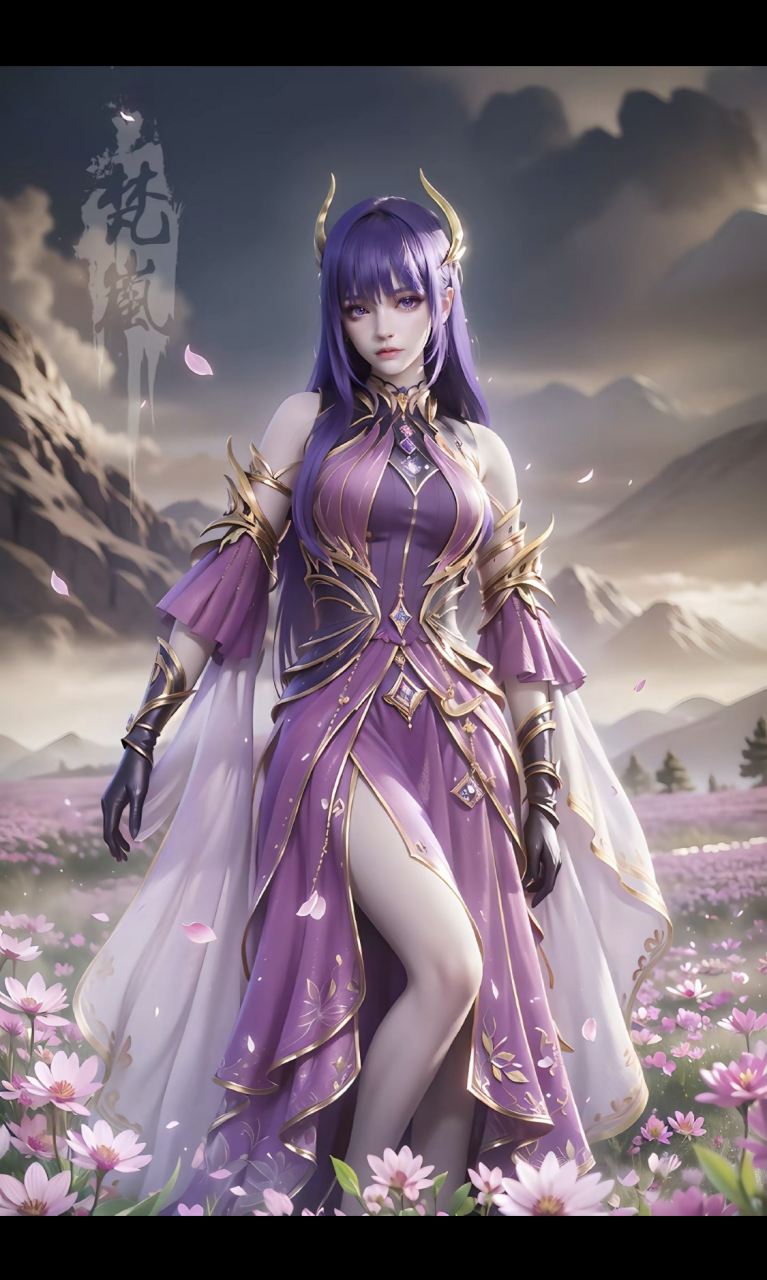 国漫美女 采儿 采儿,全名圣采儿,唐家三少所著小说《神印王座》的女