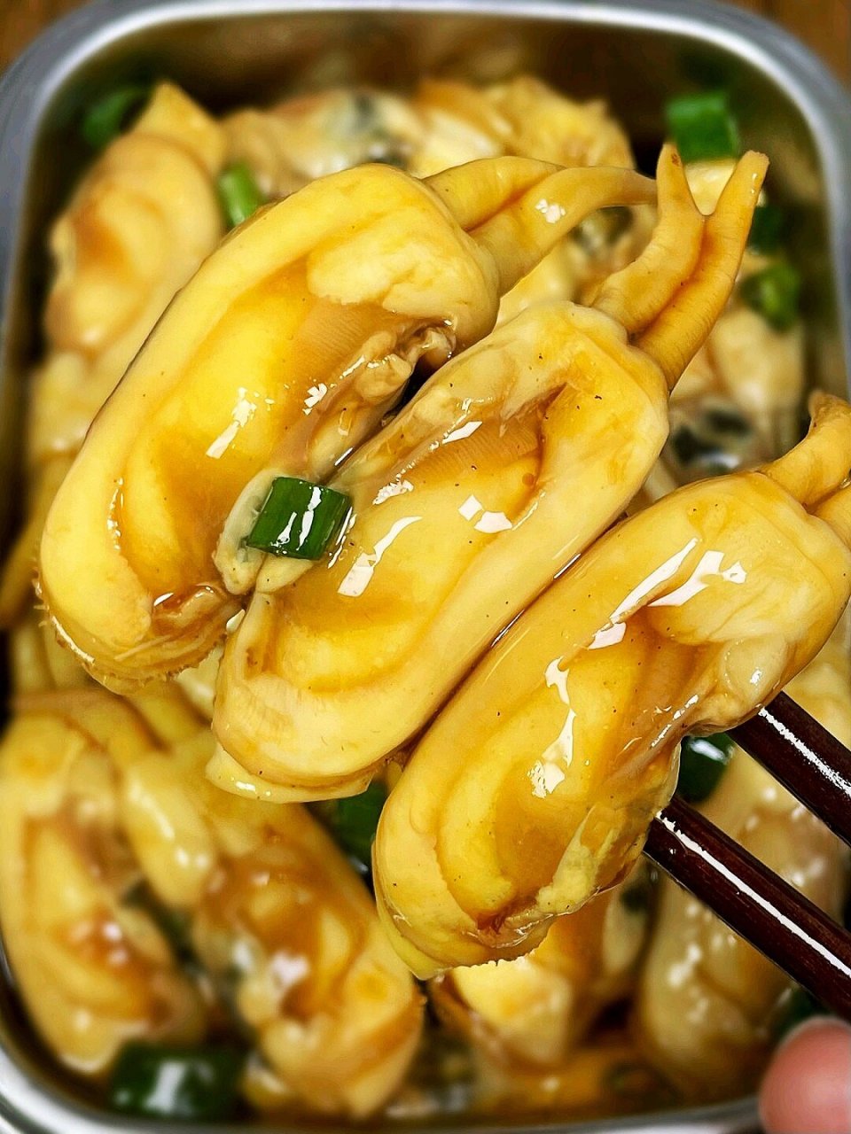 家人们快去试试这个配方的葱香蛏子,真的好好吃