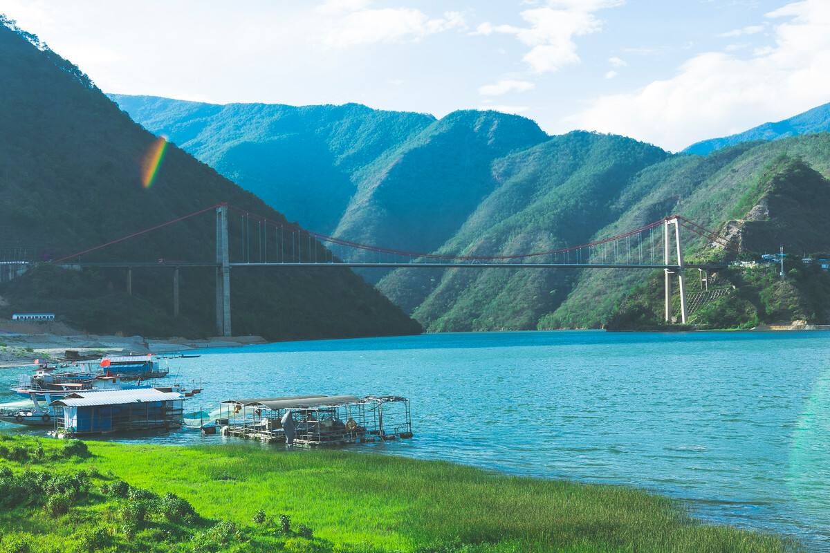 在地形的加持下,小湾库区的气候也十分适宜鱼类的生长,冬暖夏凉,常年