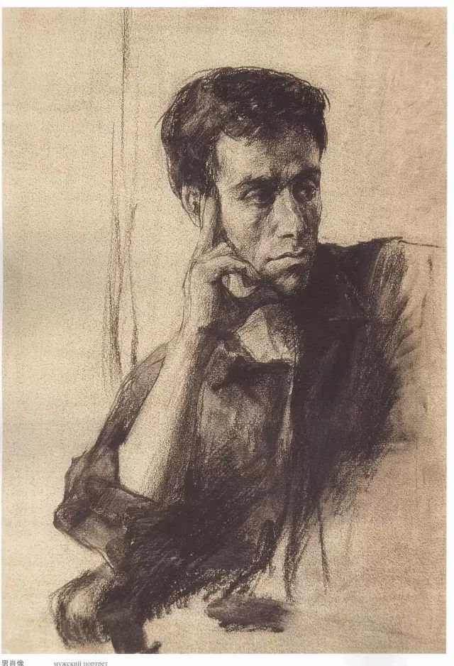 美术中考集训:列宾美术学院作品——半身像