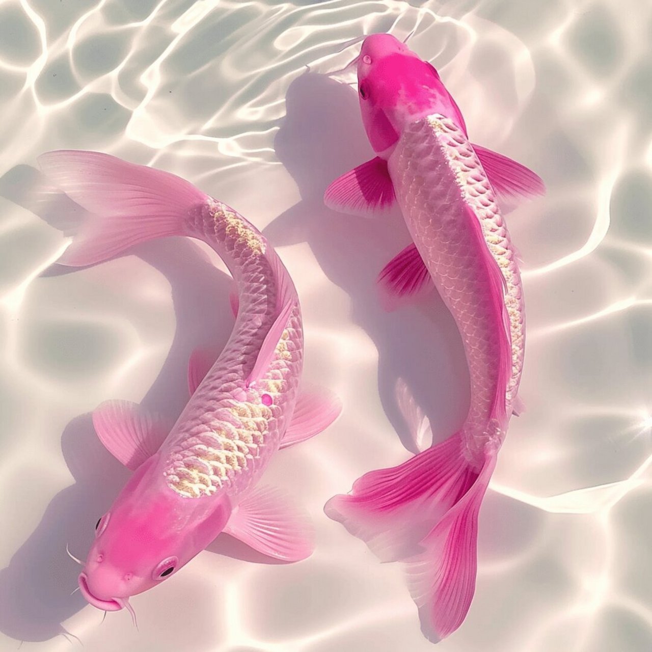 它的身体呈现出淡淡的粉色,仿佛被粉色的云霞轻轻包裹,散发着迷人的