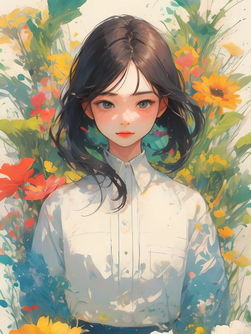 治愈系插画93  梦幻水彩系列壁纸来啦!