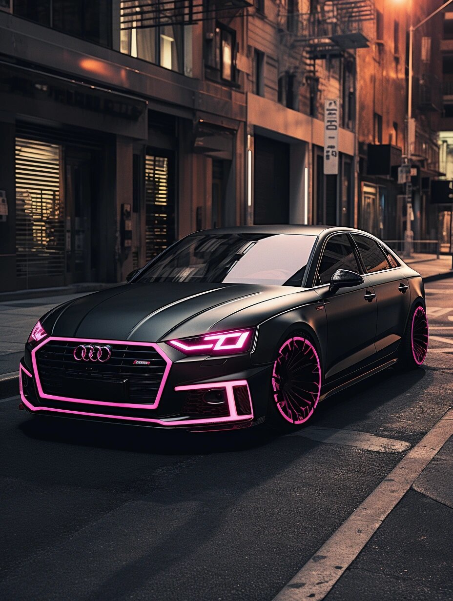 给那位酷酷的小姐姐,我亲手改装了一辆粉黑武士