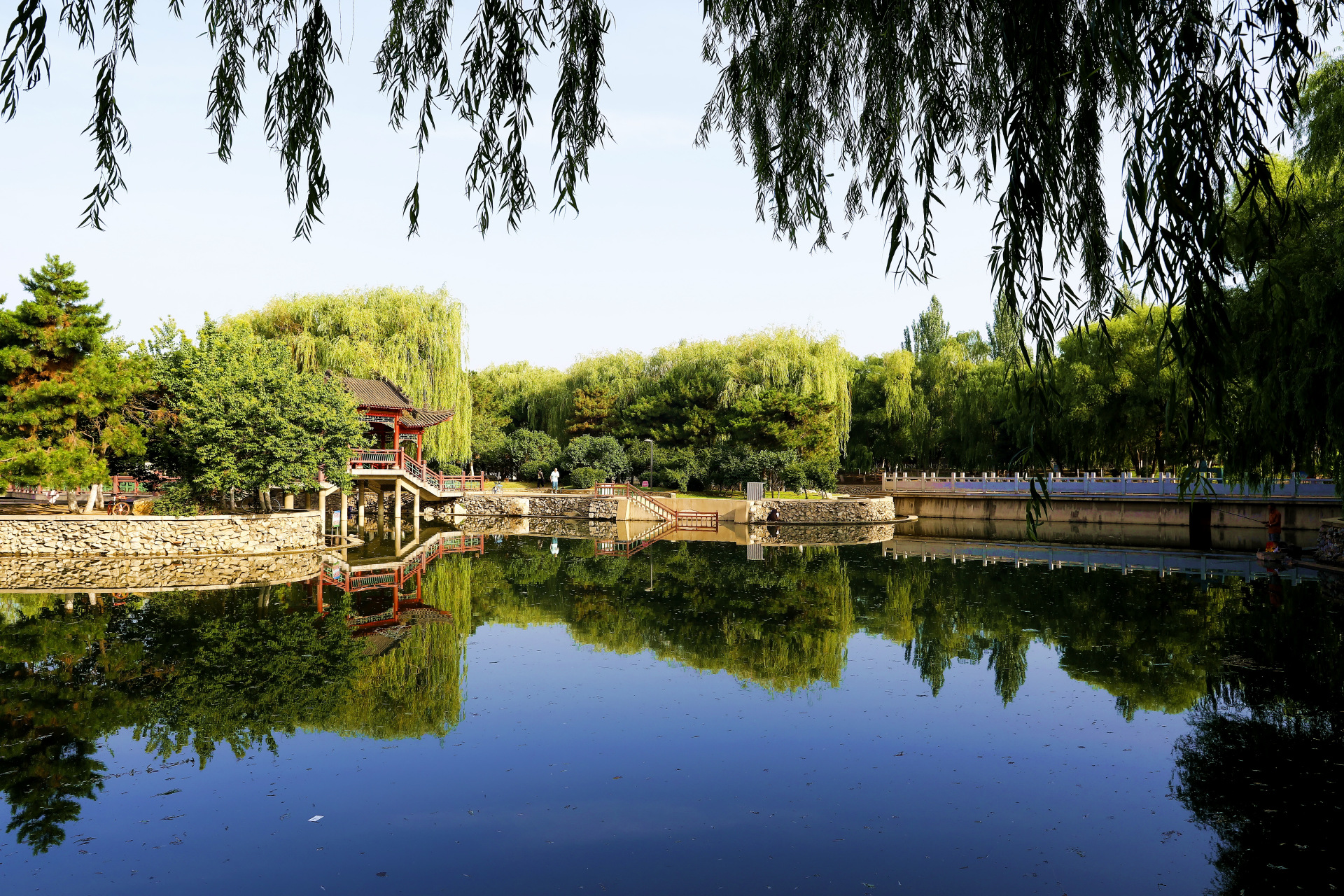 辽阳环护城河风光带景色分享