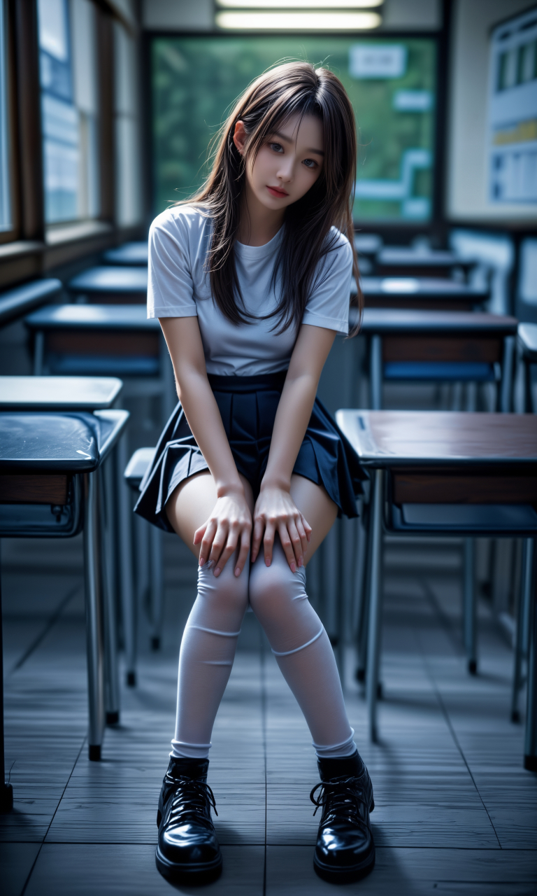 ai美女图片##ai美女写真# #ai美女壁纸# 每日ai美女秀	放学铃声响起