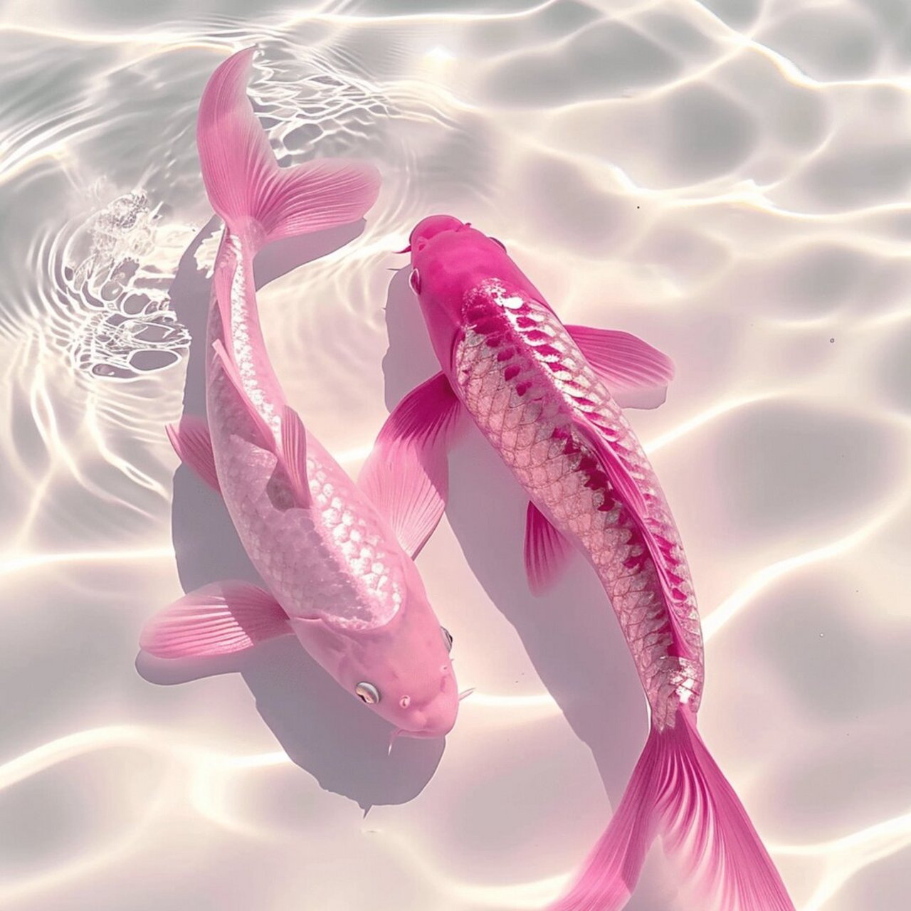 它的身体呈现出淡淡的粉色,仿佛被粉色的云霞轻轻包裹,散发着迷人的