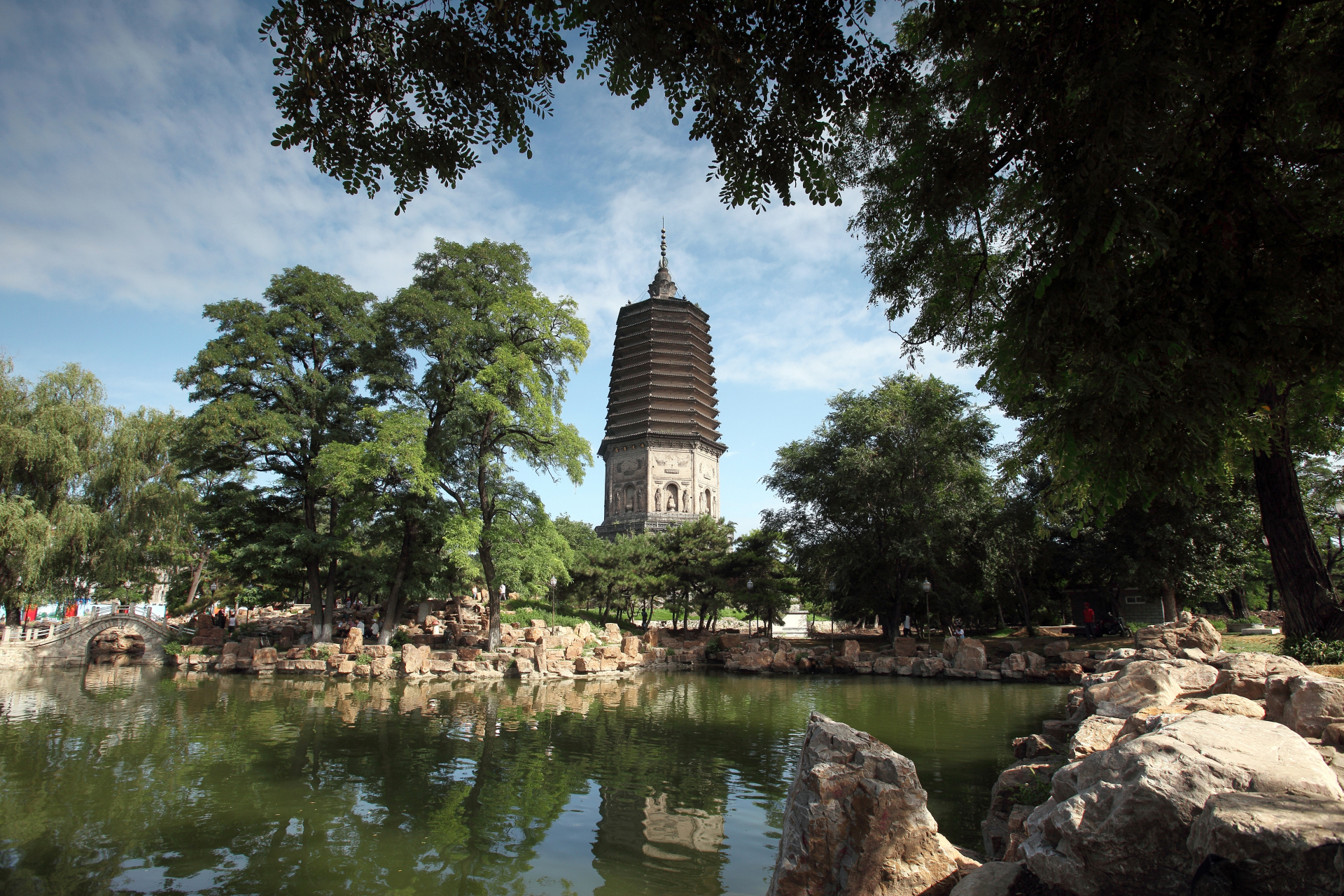 辽阳白塔公园景色分享