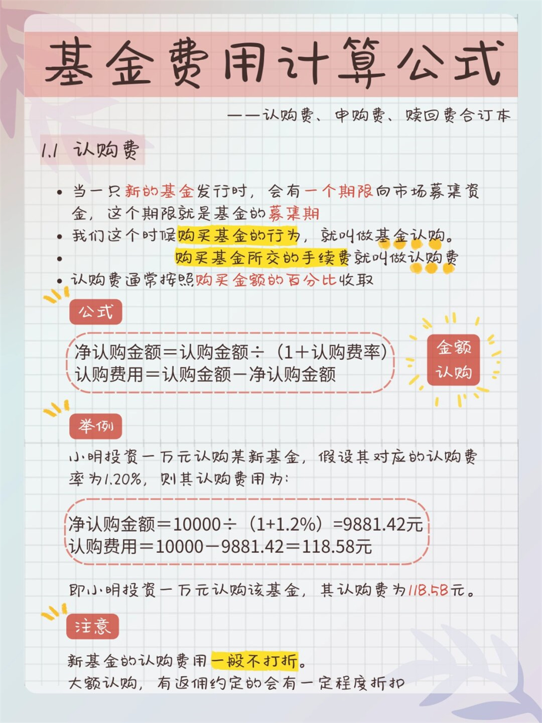 申购费,就是你在购买已经发行并正在运作的基金时