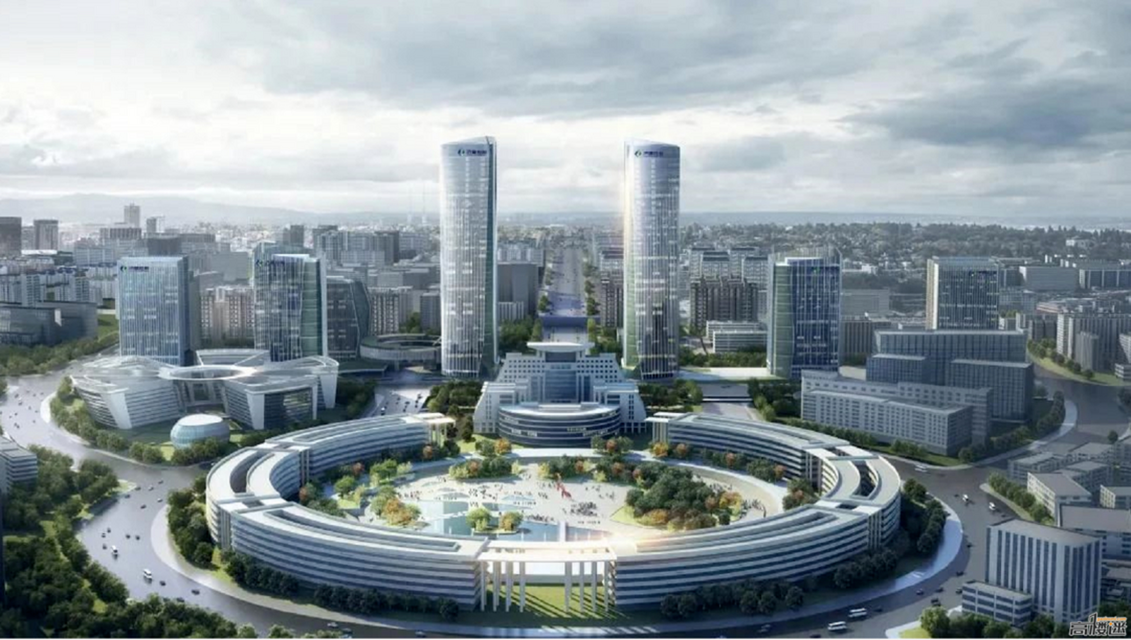 济南国家级大数据产业基地位于高新中心片区中央科创区(ctd)规划