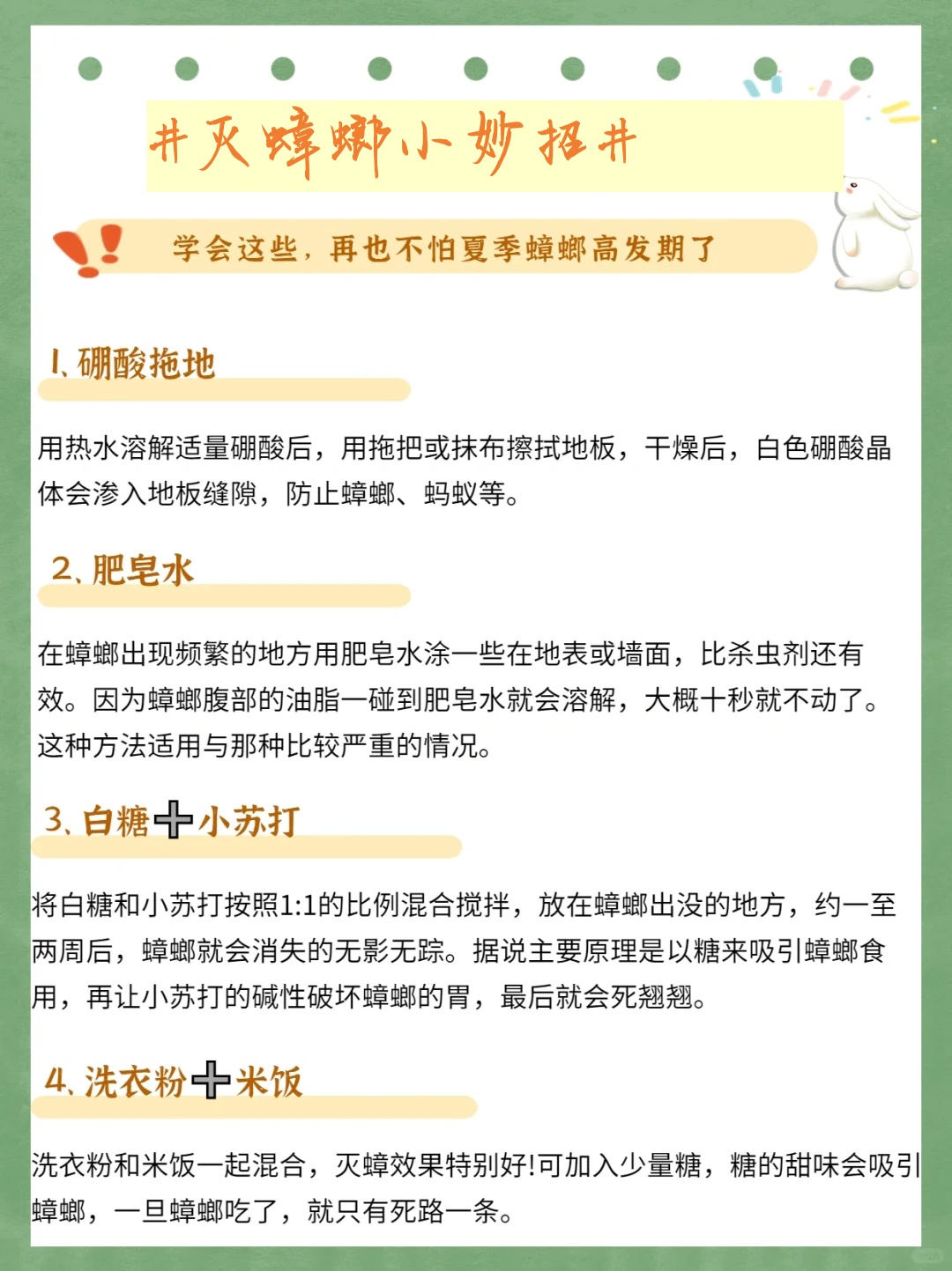 小蟑螂怎么消灭最彻底图片