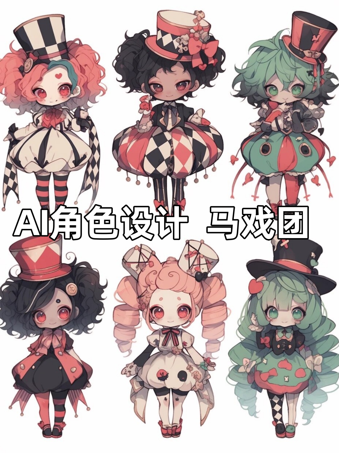 马戏团  ai角色设计大揭秘‖走进神秘又奇幻的马戏团