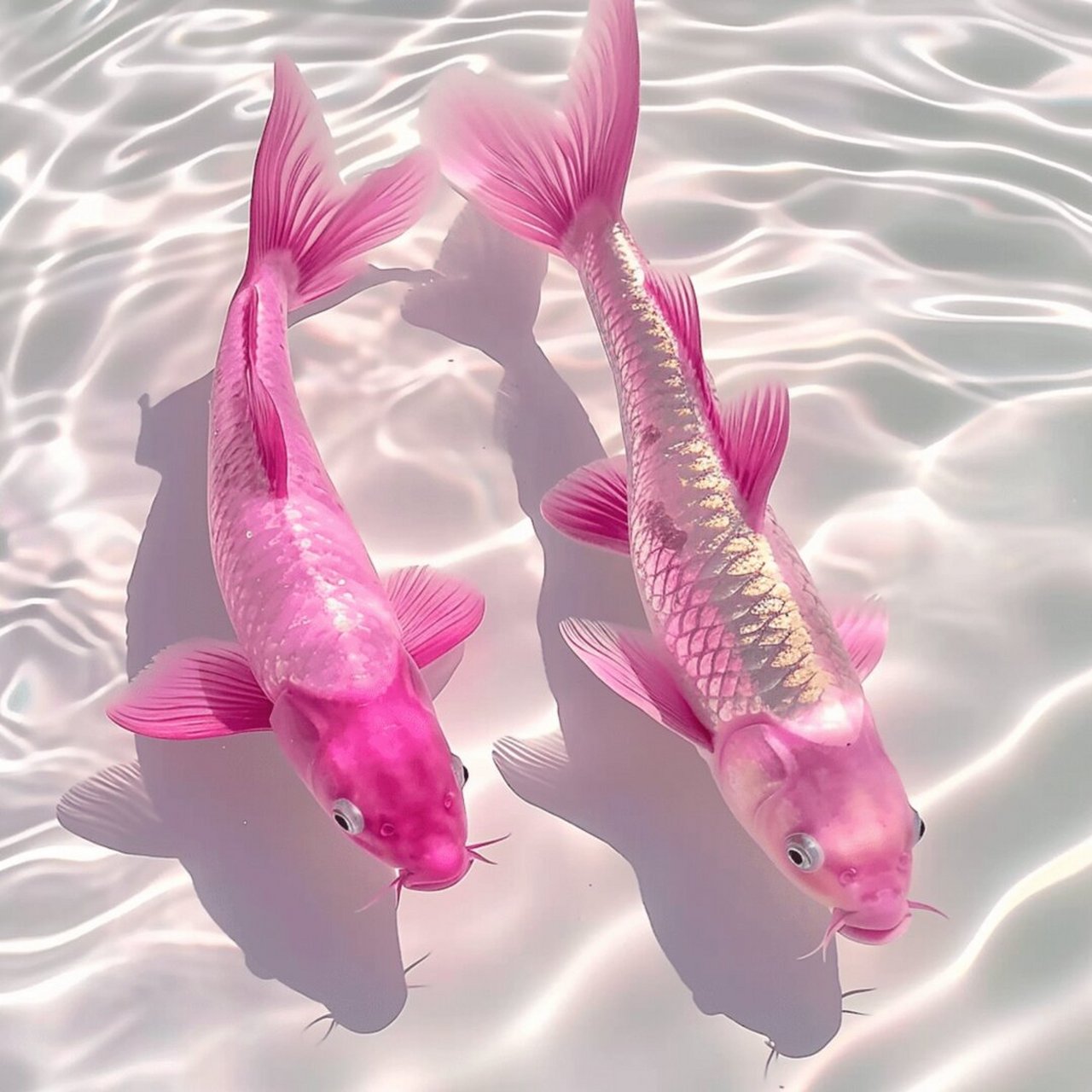 它的身体呈现出淡淡的粉色,仿佛被粉色的云霞轻轻包裹,散发着迷人的