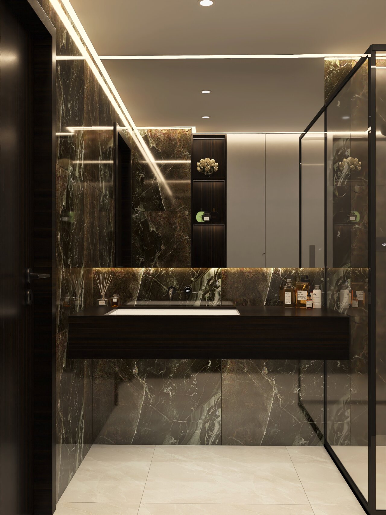 酒店风卫生间|打造五星级酒店轻奢感!