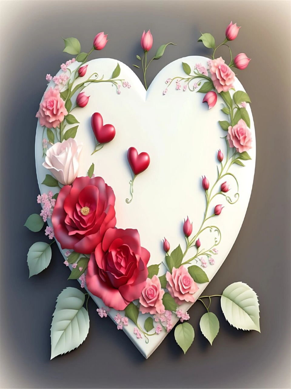 今日壁纸分享来啦,全是最好看的爱心图形哦!