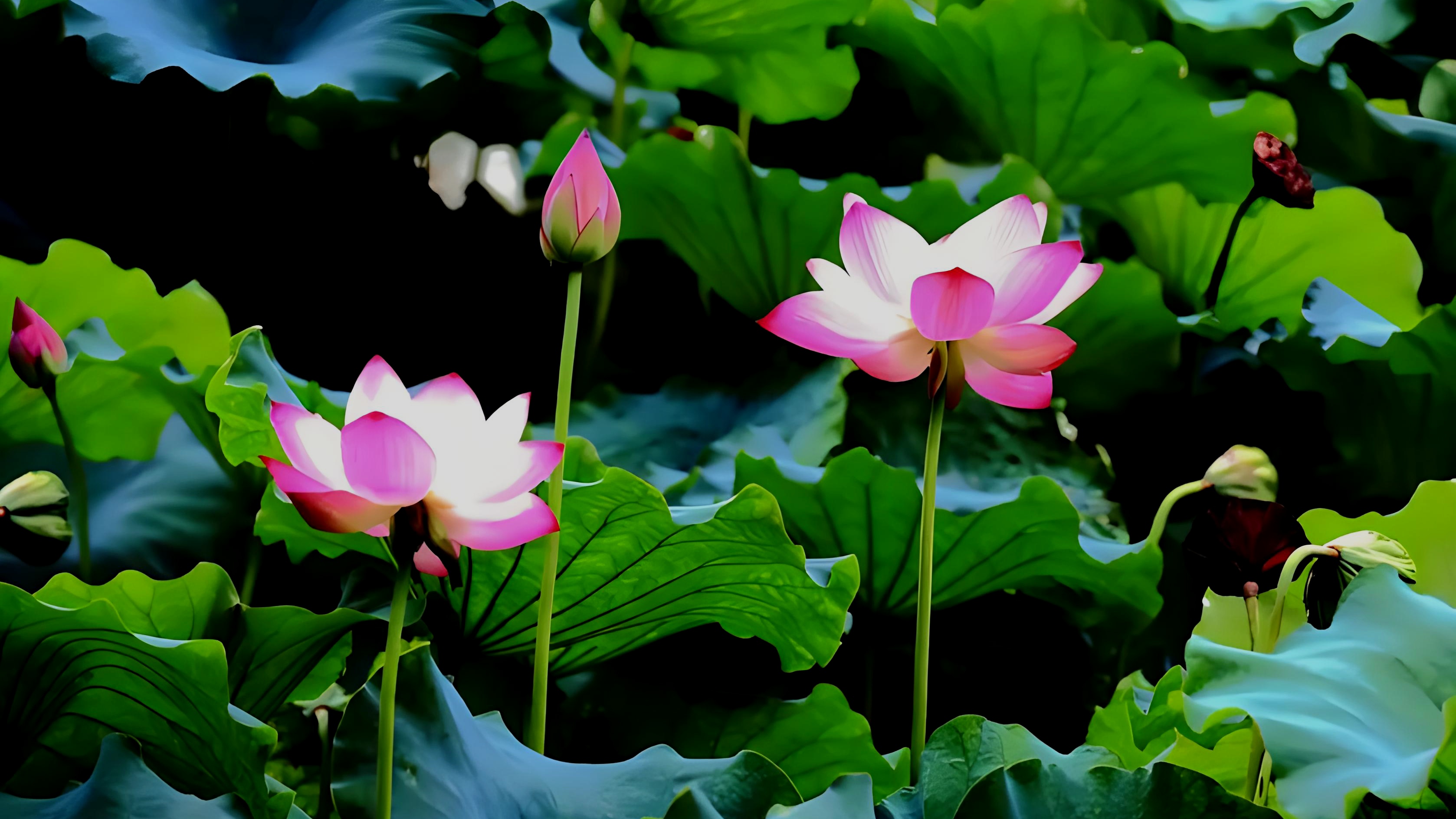 荷花长什么样子图片