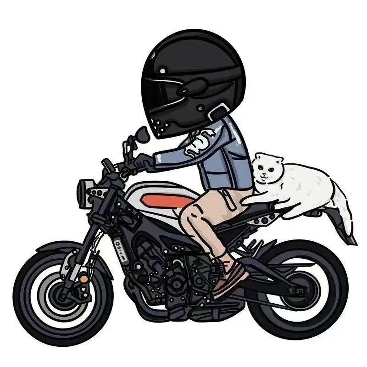 动漫摩托车图片情头图片