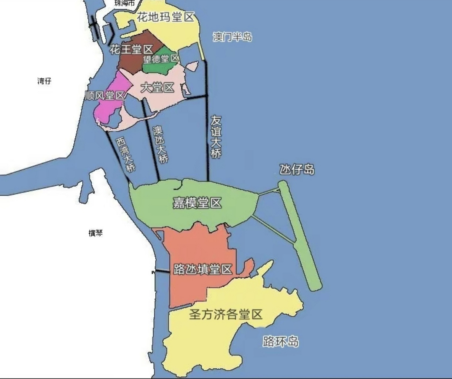 香港澳门地图轮廓图片