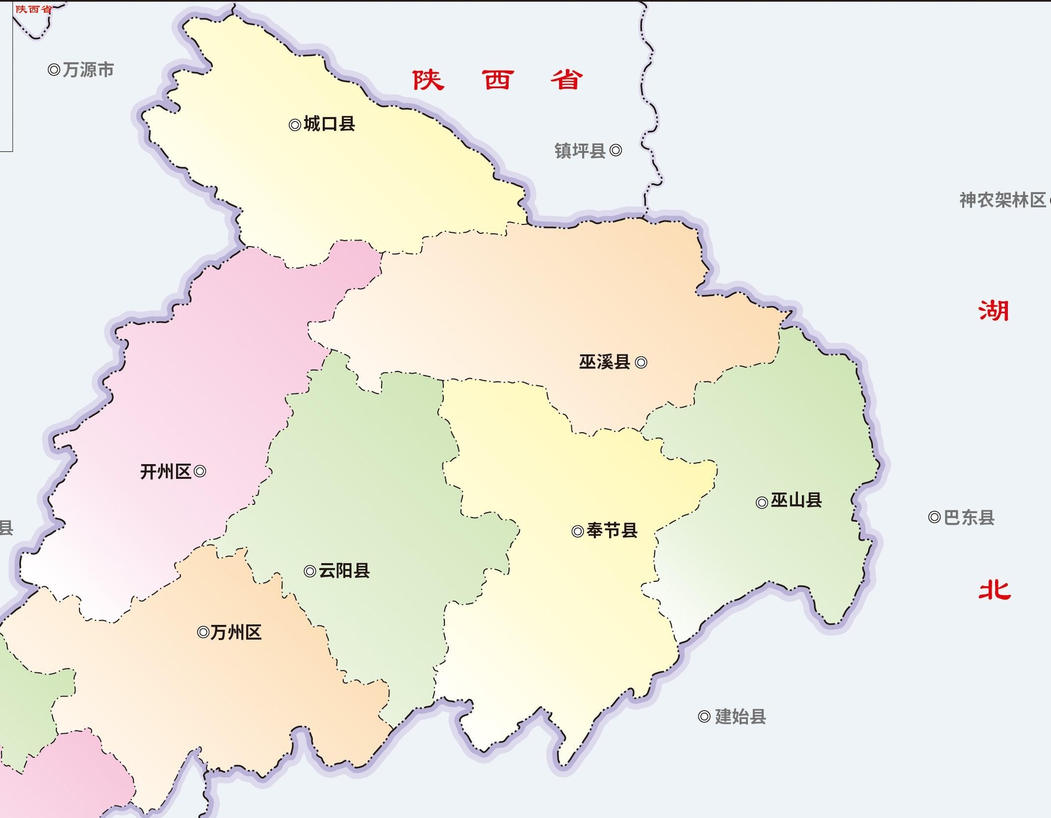 云阳县地图全图可放大图片