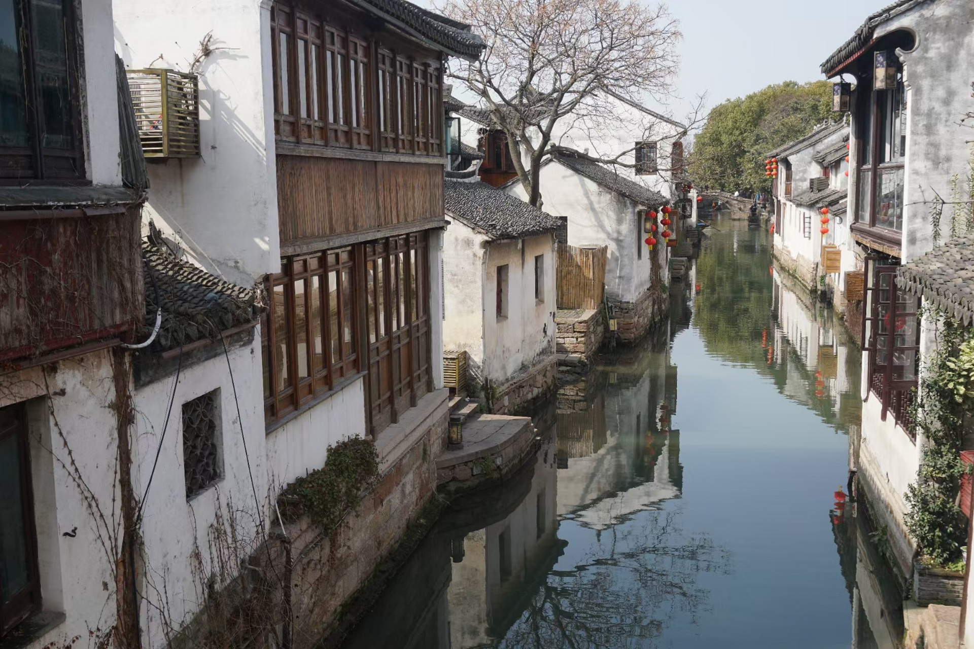 中国第一水乡,周庄风景区的早春!