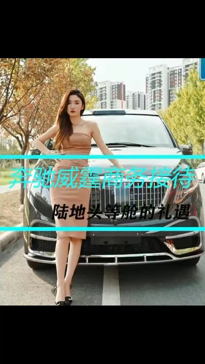 性感女神配上奔驰商务车改装,带你玩转奔驰威霆面包车