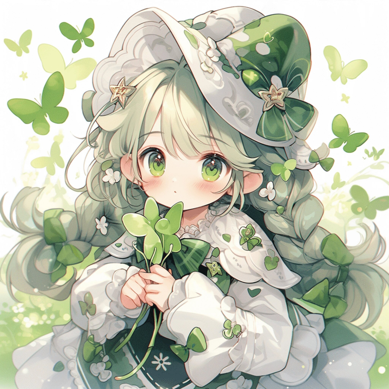 四叶草小清新头像92