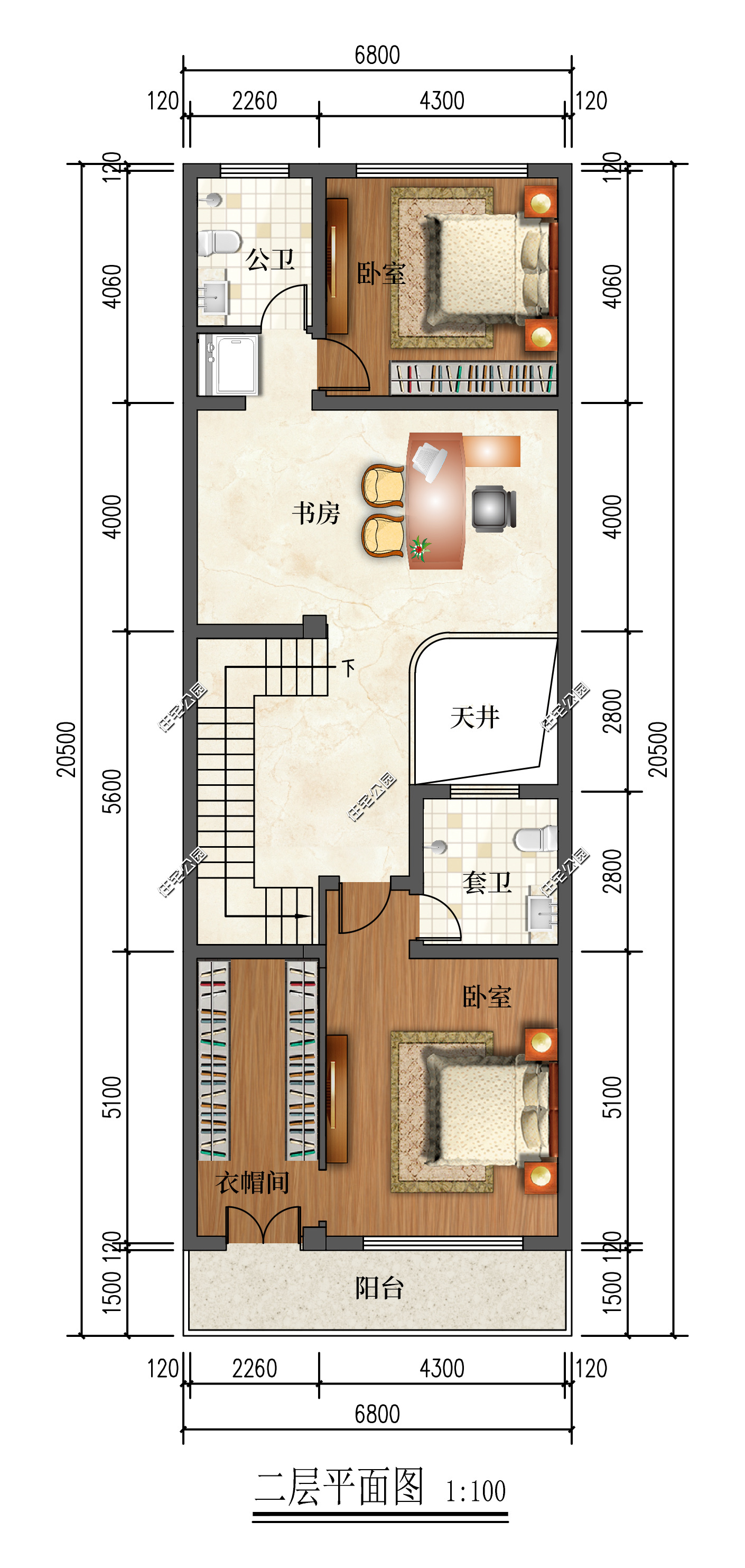 10 20米户型图图片