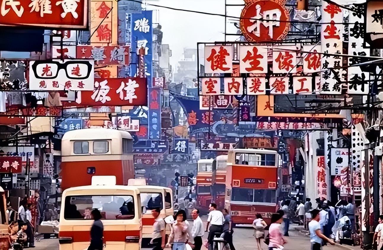 80年代香港街景图片